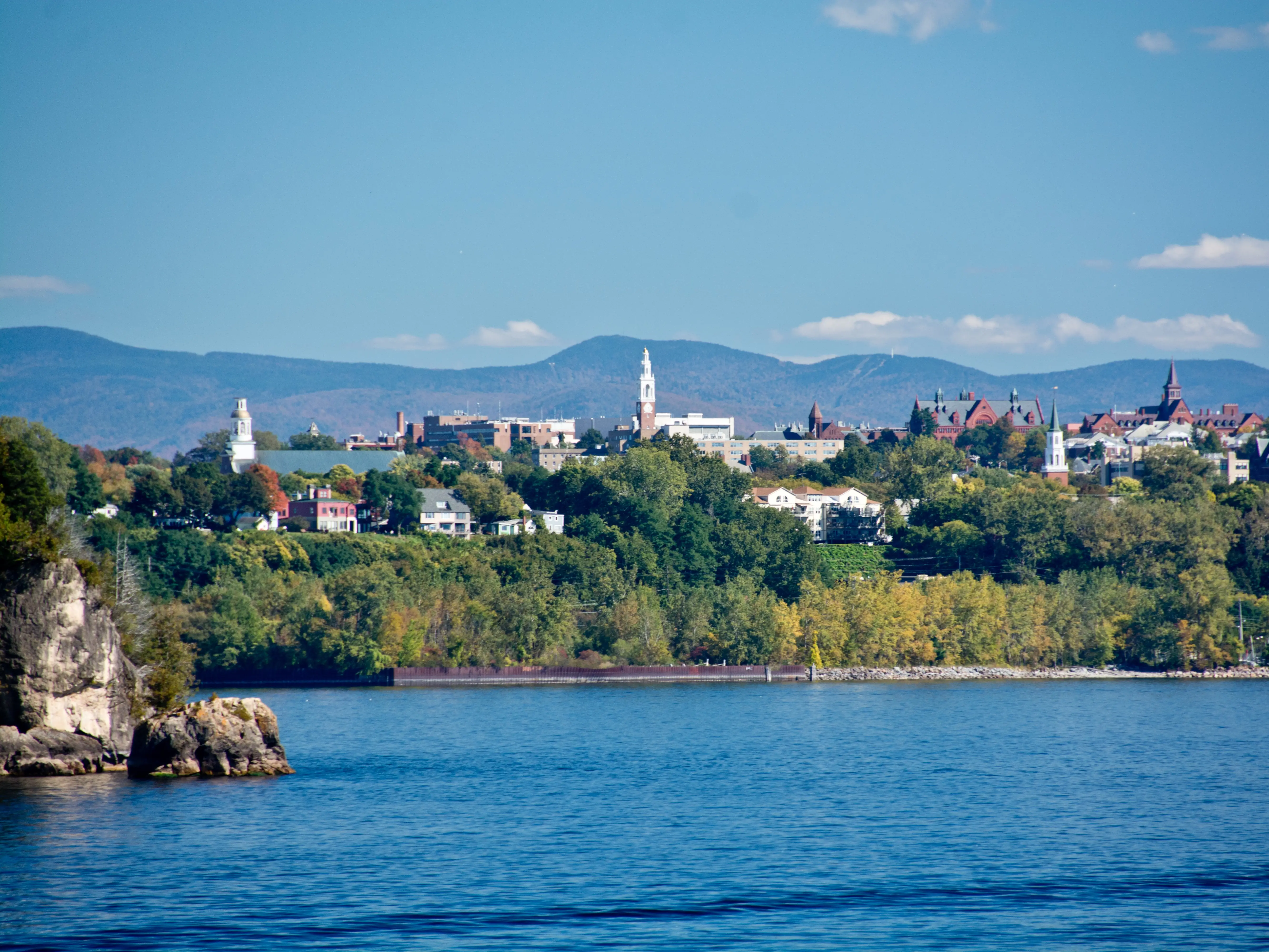 With a population of 40,000, Burlington is the largest city in the state of Vermont.