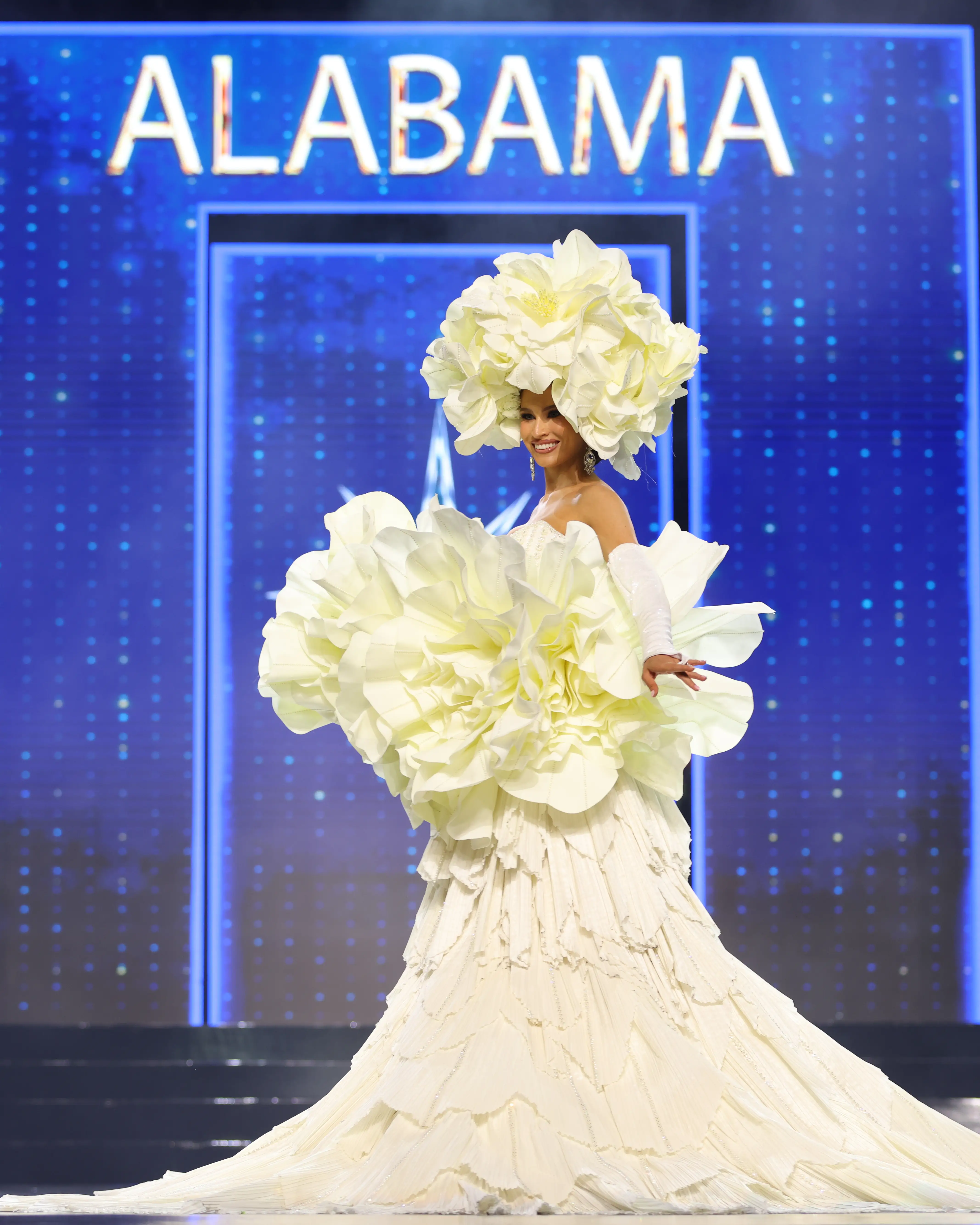 Miss Alabama Samantha Havenstrite in the 2026 Miss USA costume contest.
