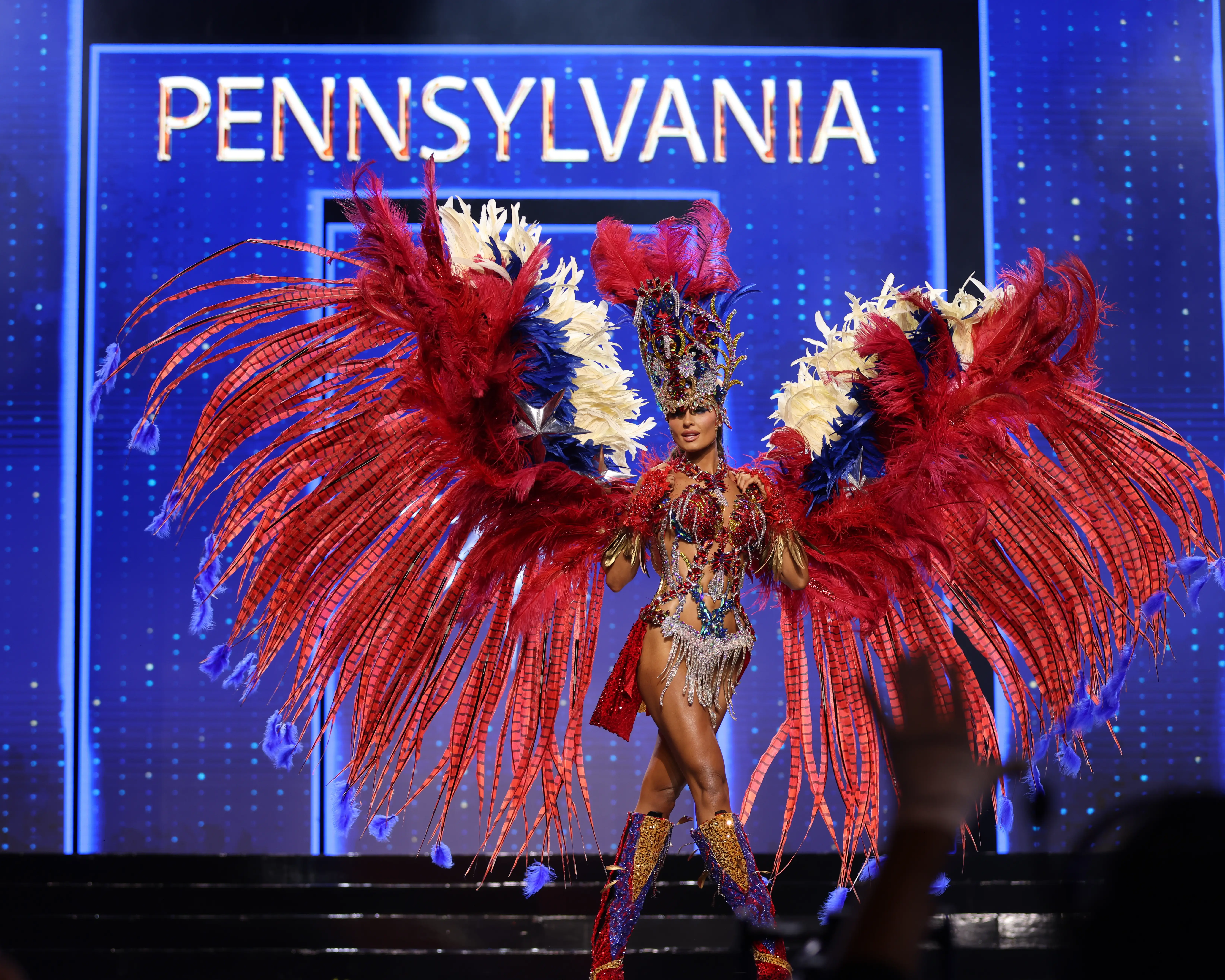 Miss Pennsylvania Elizabeth Voight in the 2026 Miss USA State Costume Contest.