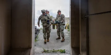 Learning from Ukraine, US Air Force medics are throwing up nets and pushing underground to survive drone attacks