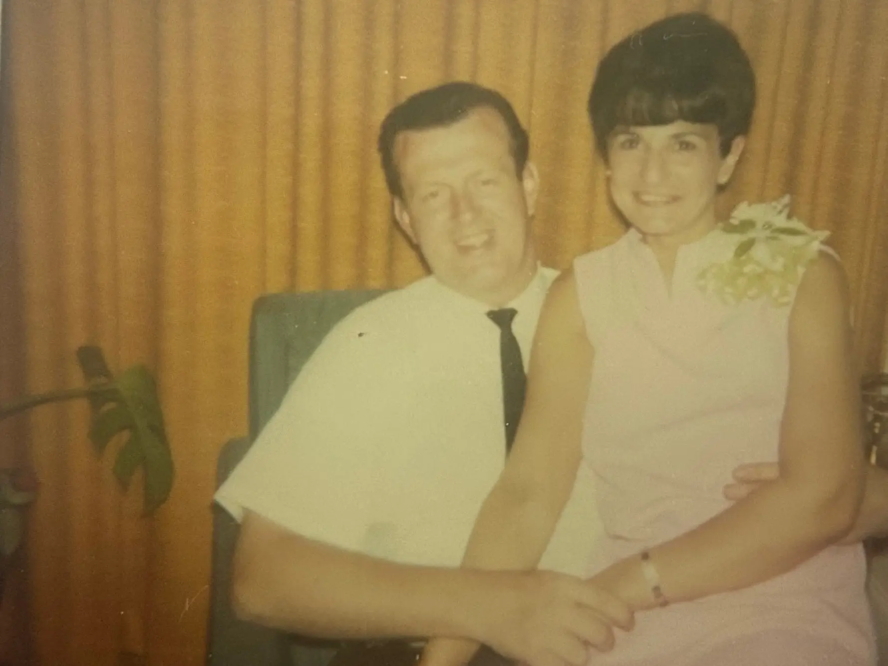 Old photo of grandparents