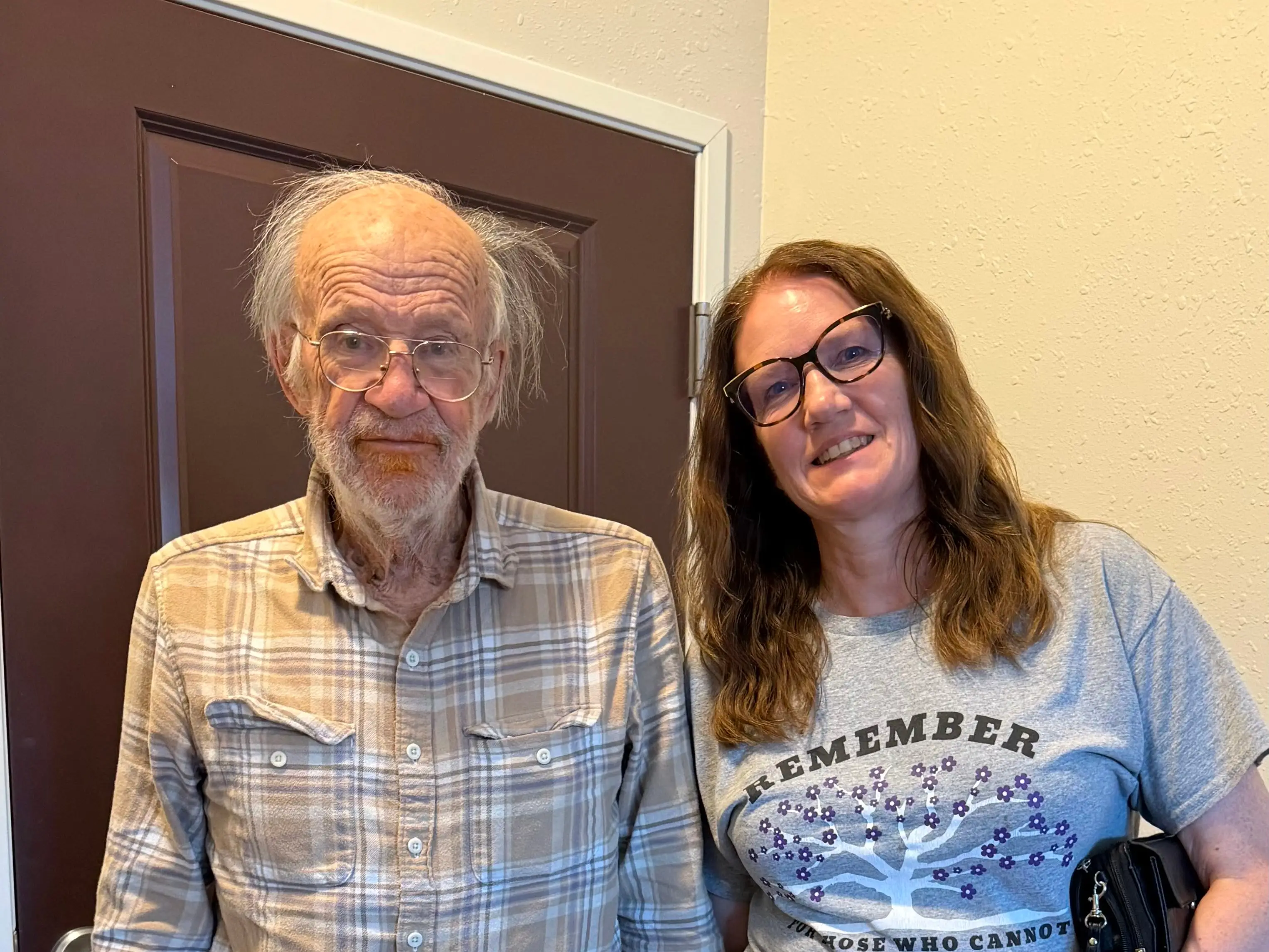 Tasha Crouse with her father
