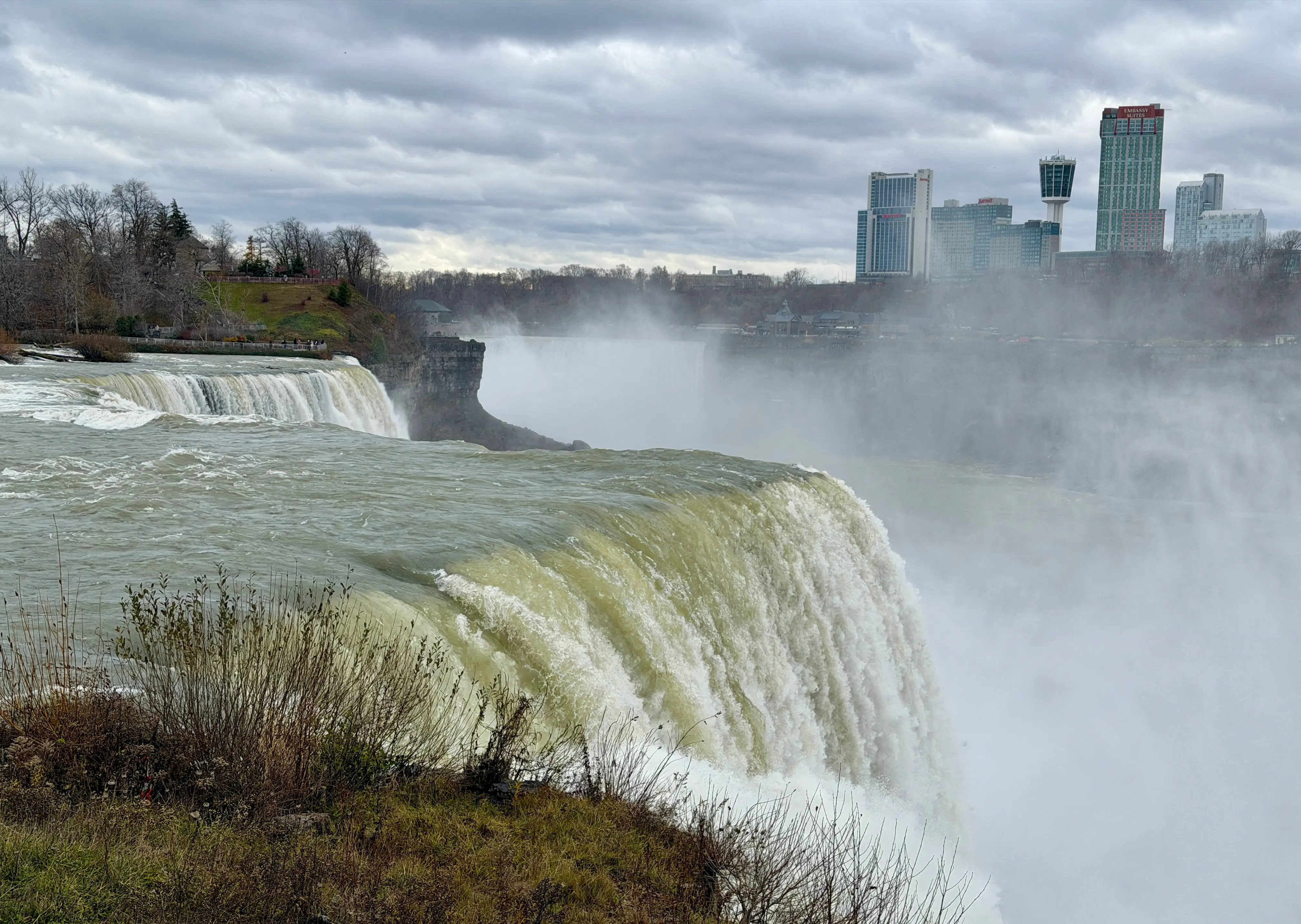 The US side of Niagara Falls.