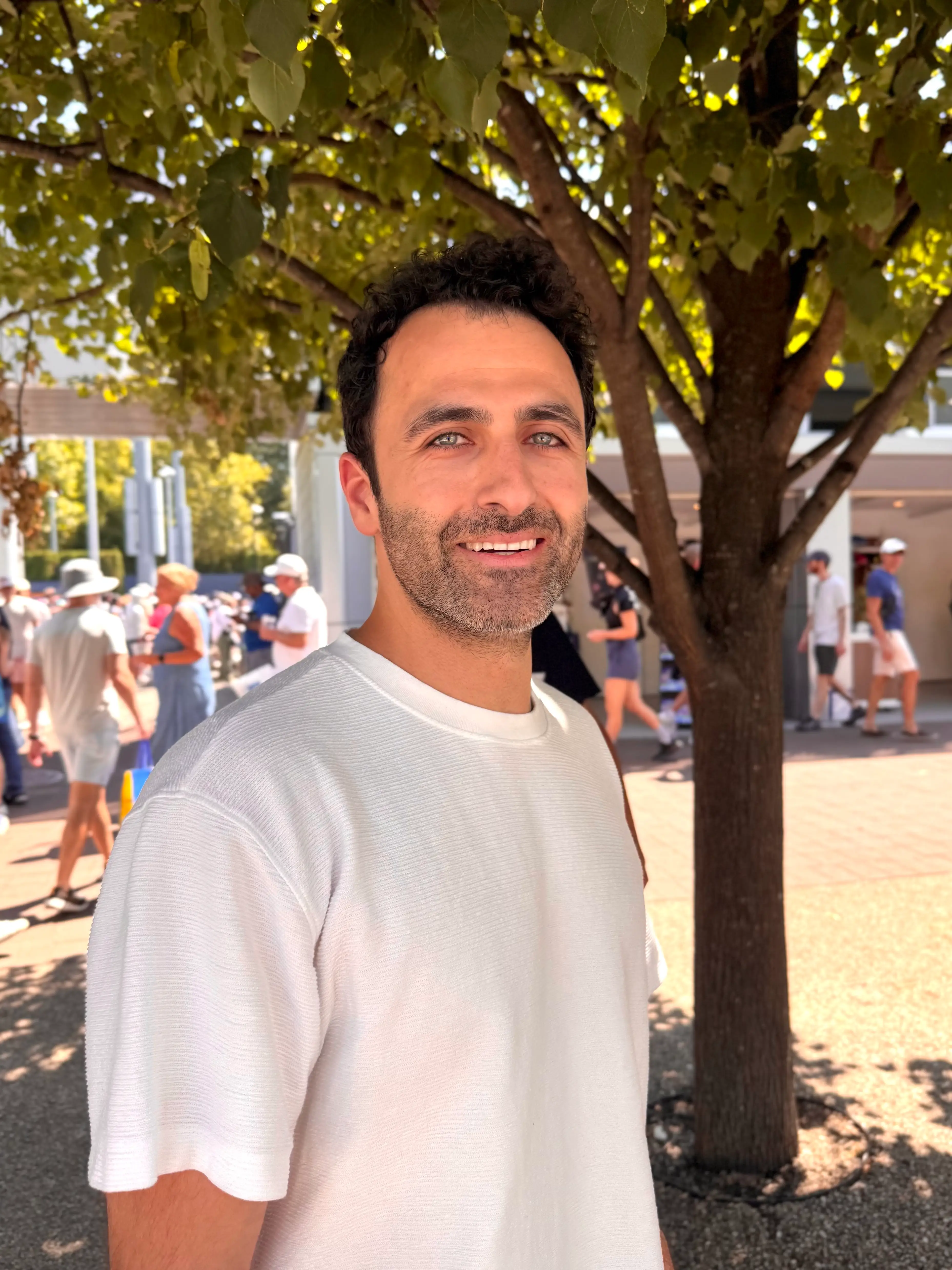 Former OpenAI employee Kasra Kyanzadeh is pictured.