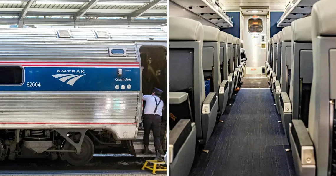 I traveled in coach on an Amtrak train from Vancouver to Seattle for $50. It was cheaper and less stressful than flying.