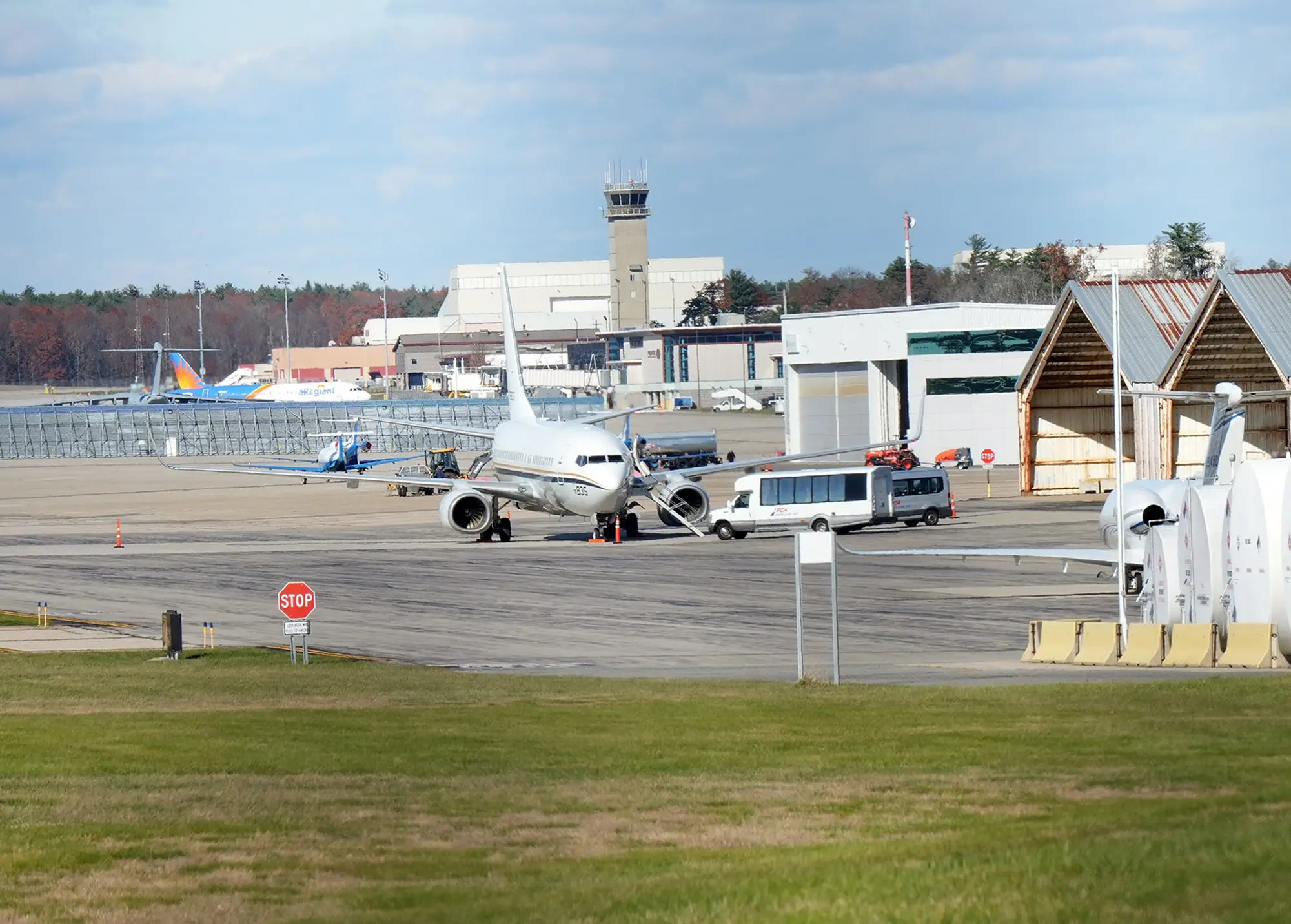 Portsmouth International Airport.