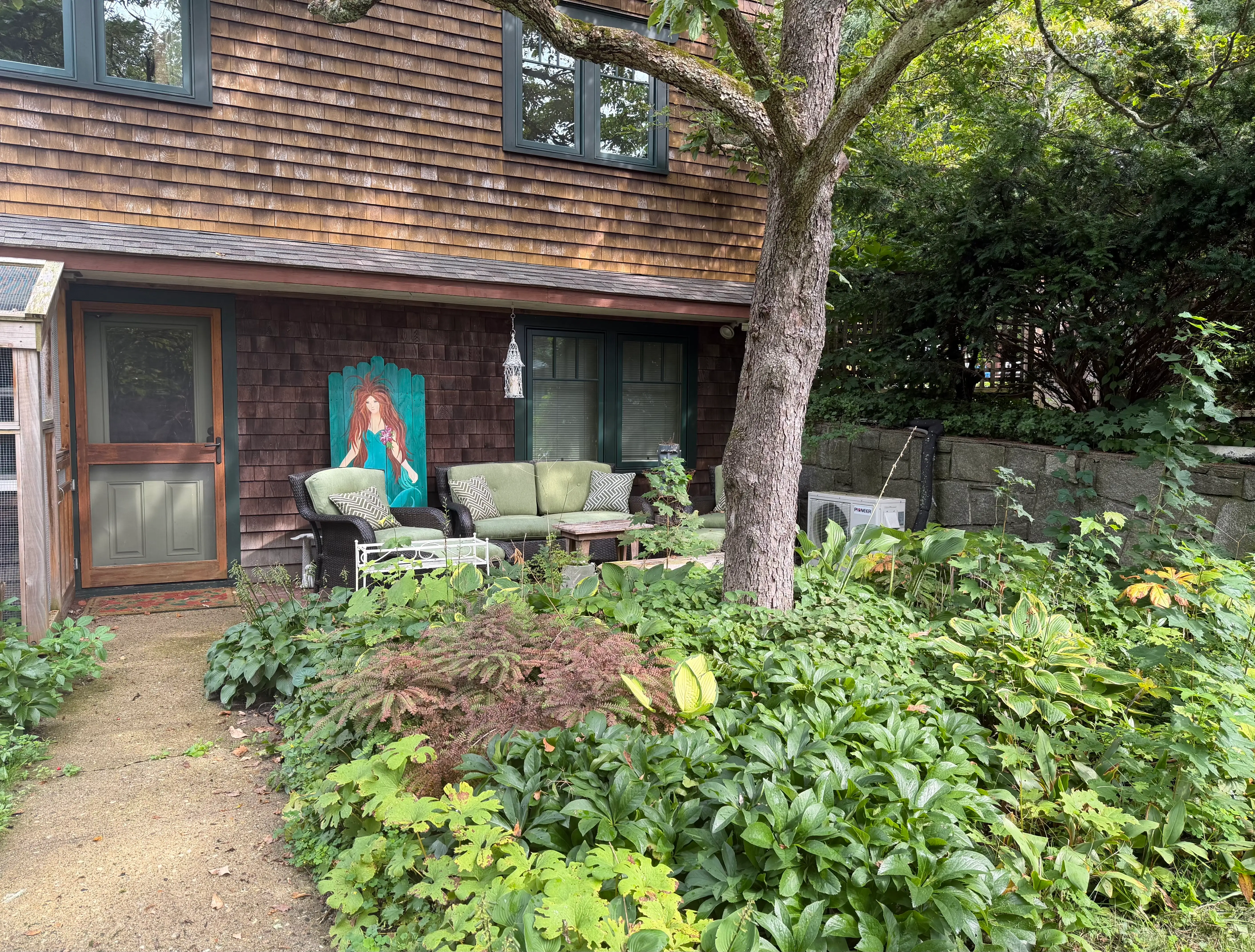 My mom's patio.