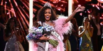 Miss Virginia becomes the first married woman and mother to win Miss USA