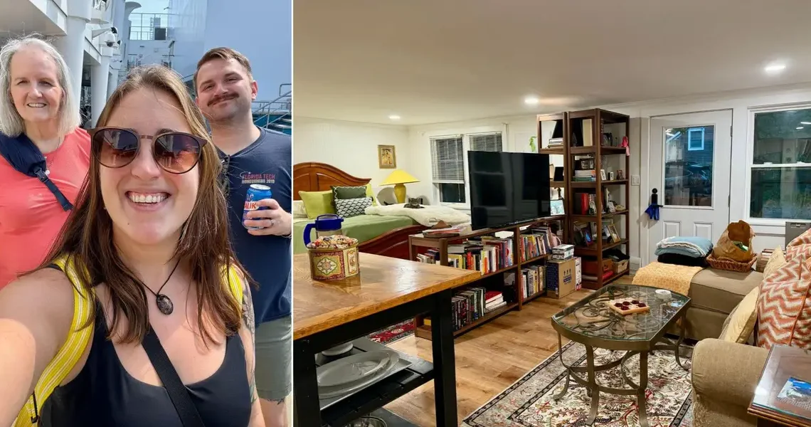 We spent $75,000 transforming our basement into an in-law suite for my mom. Living together works for our family, and we all save money.