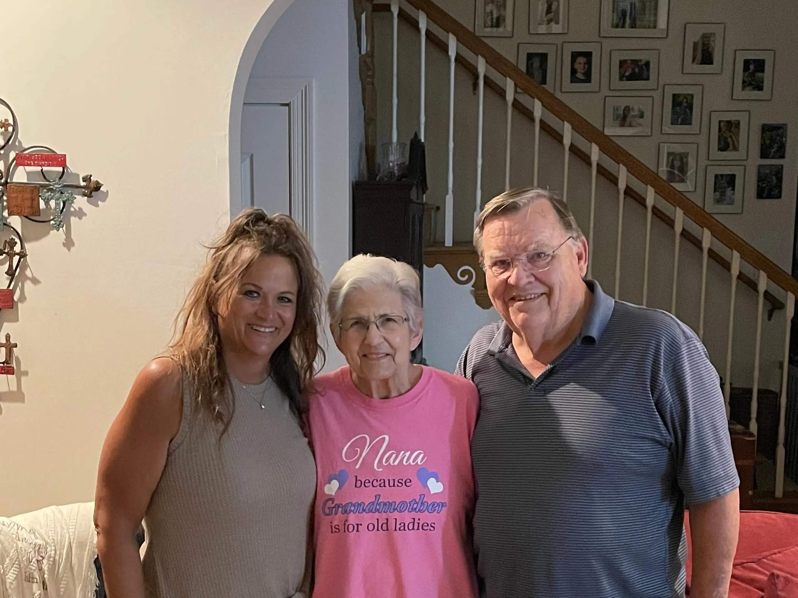 the author and her parents