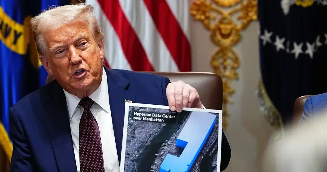Trump says data centers are a ‘golden goose’ and communities will end up ‘poor’ without them