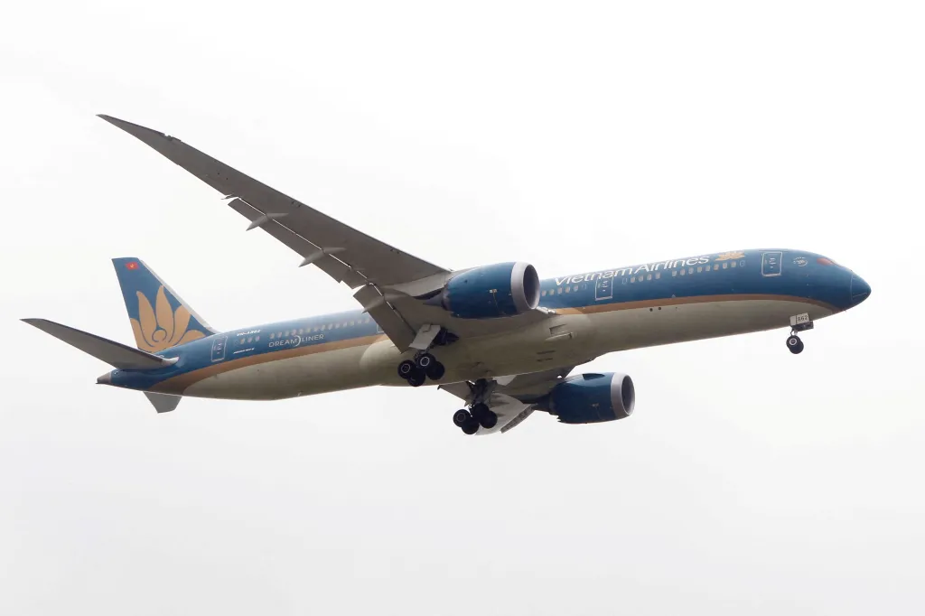 Vietnam Airlines said the aircraft is being inspected and it is co-ordinating with the relevant authorities.