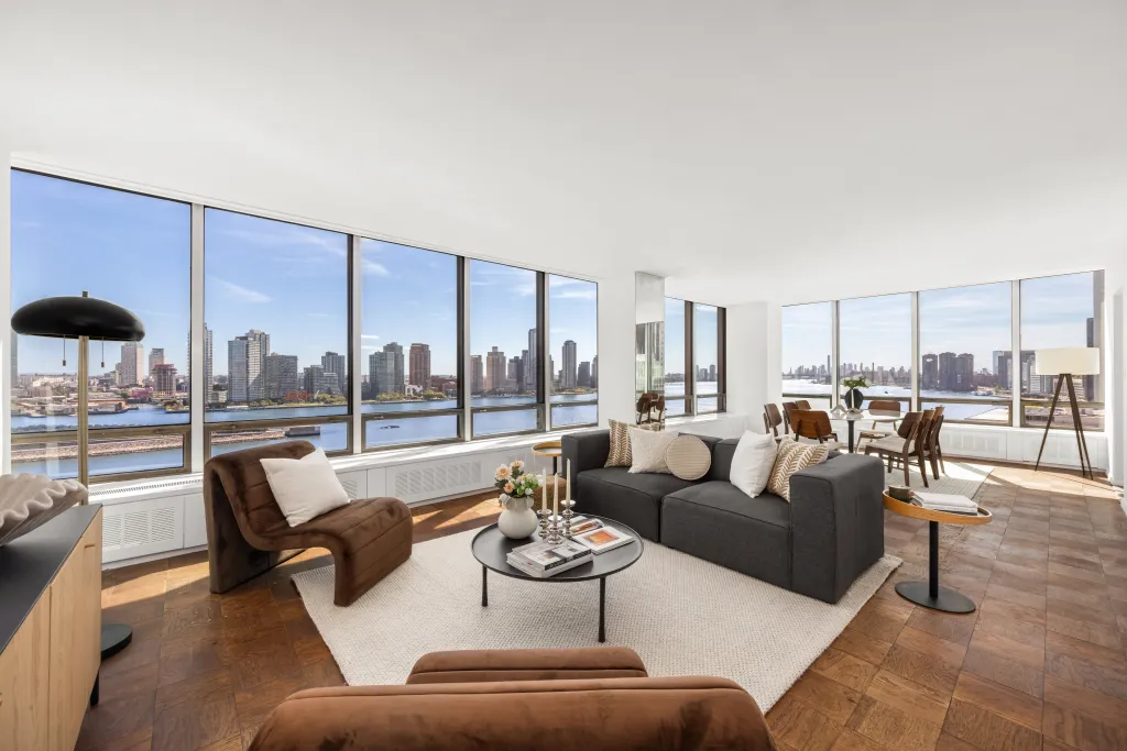 RFK's former 14th-floor home at 860 UN Plaza, is a marvel of late mid century New York architecture.