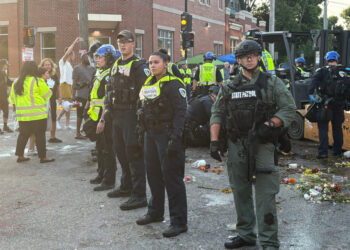 Police clear encampment at intersection of Madison police shooting