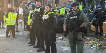 Police clear encampment at intersection of Madison police shooting