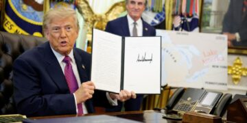 Trump signs order renaming Lake Ontario as Lake America, escalating Canada feud