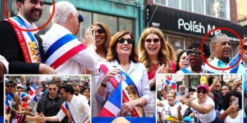 Mamdani mum on icy relationship with rival Espaillat as the two keep their distance in NYC’s Dominican Day parade