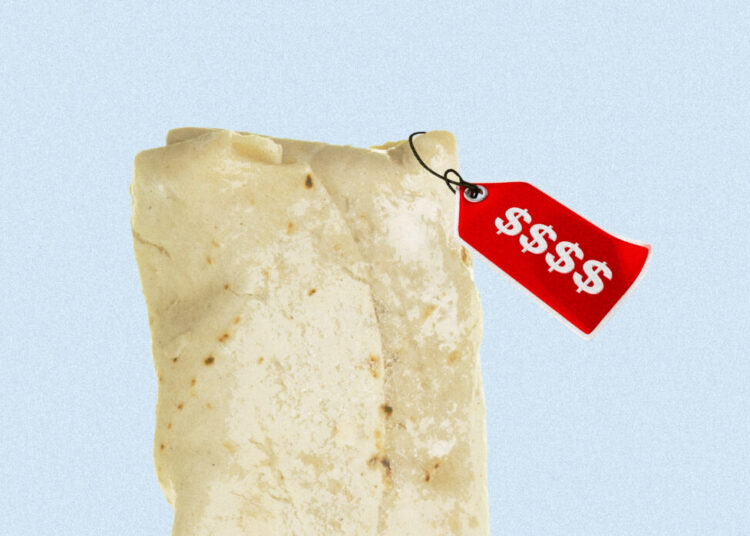 A viral $20 burrito is dividing conservatives online