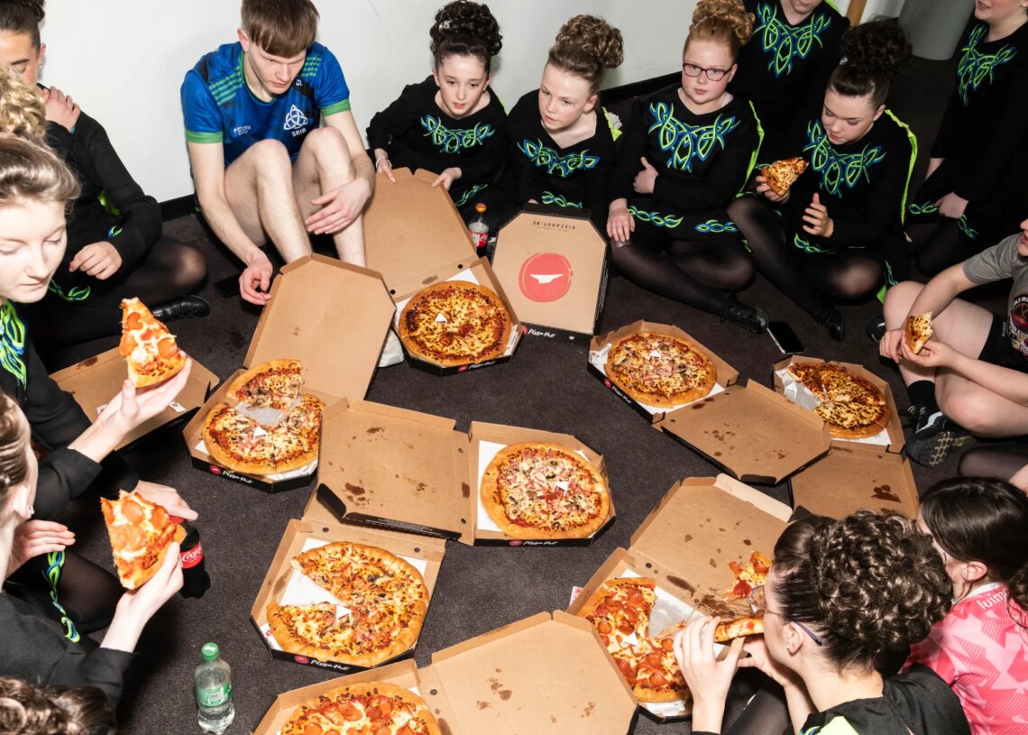 Photos of Children Competing to Dance the Most Irish