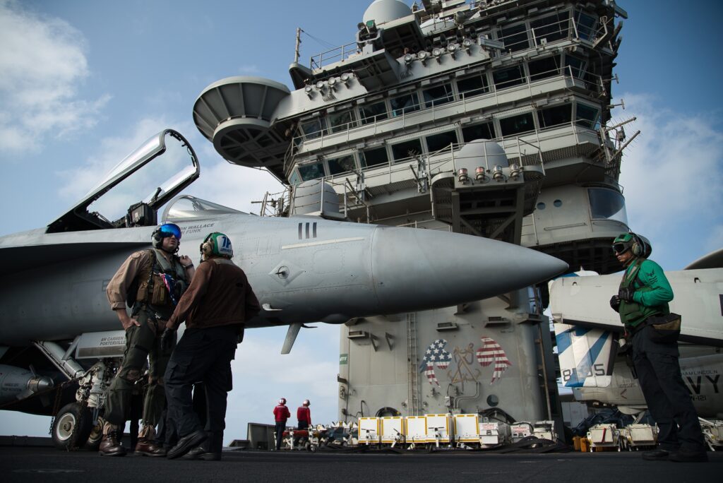 New aircraft carrier arrives in Arabian Sea to replace long-stationed USS Abraham Lincoln