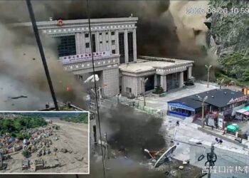 Harrowing footage shows moment flood hits China-Nepal border — leaving 17 dead and hundreds missing, including 3 Americans