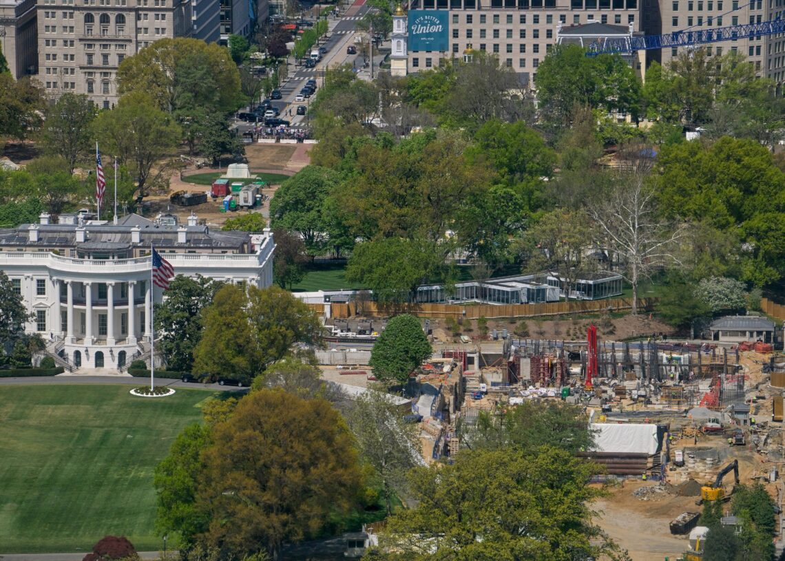 Trump officials ask Supreme Court to let ballroom construction continue