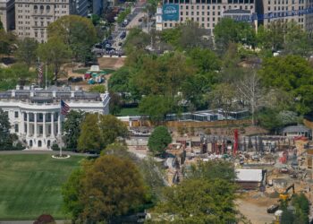 Trump officials ask Supreme Court to let ballroom construction continue