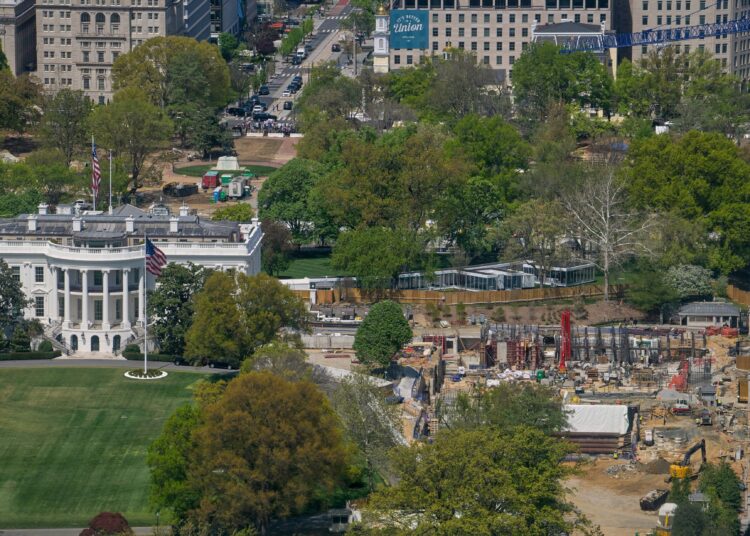 Trump officials ask Supreme Court to let ballroom construction continue