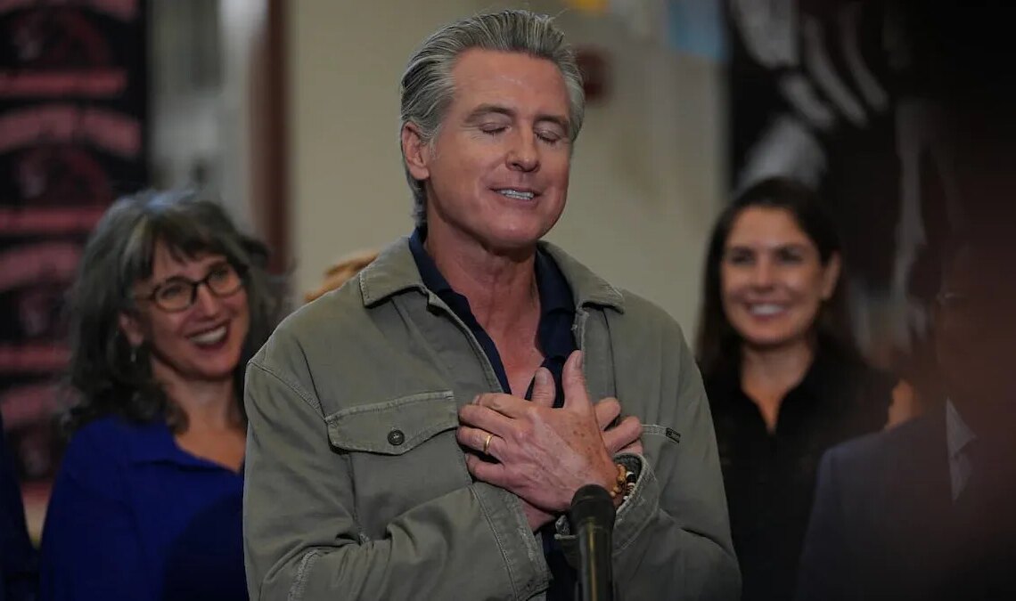 Gavin Newsom Was Spotted Living His Best Sad-Boy Life at a Noah Kahan Concert