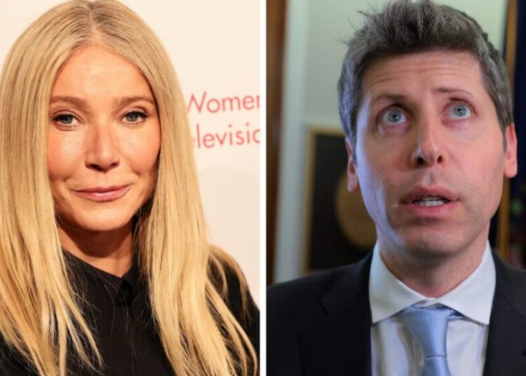 Gwyneth Paltrow Trolls Critics of Sam Altman Dinner