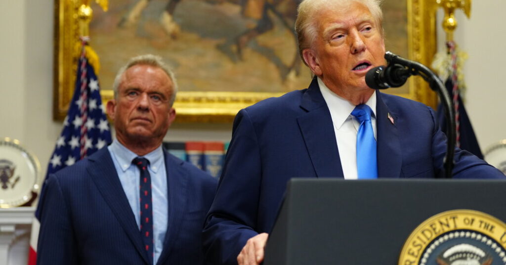 Trump Signs Executive Order Calling for Fewer Childhood Vaccines