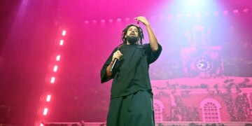 J. Cole Tears up While Performing One of His Most Beloved Songs in Cleveland