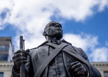 How an enslaver’s statue became the center of Trump’s exhibit at Freedom Plaza