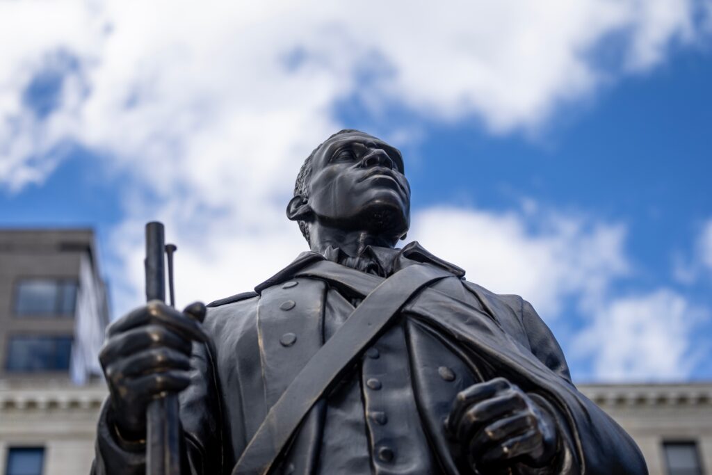 How an enslaver’s statue became the center of Trump’s exhibit at Freedom Plaza