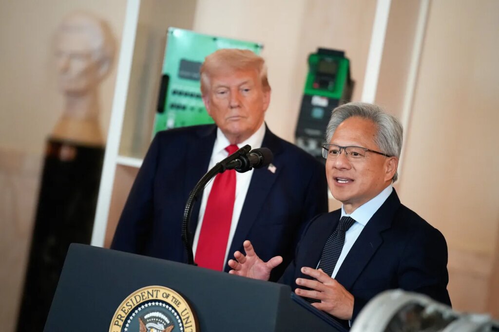 Nvidia CEO Jensen Huang Took a Call From Donald Trump in the Middle of an All-Hands