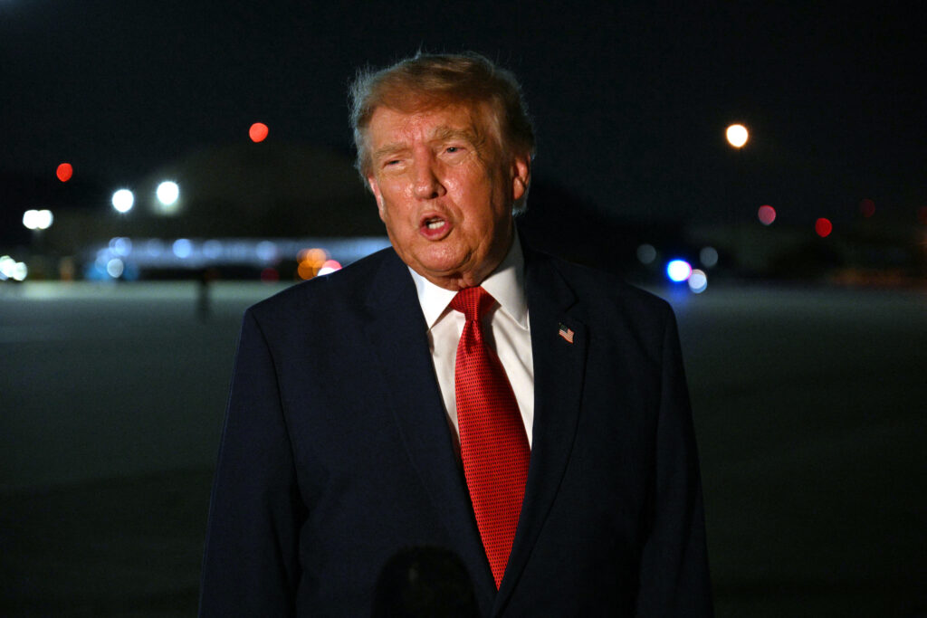 Trump says Secret Service told him to switch planes because of threat