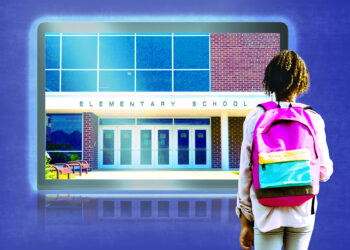 What elementary schools are slowly learning about screens