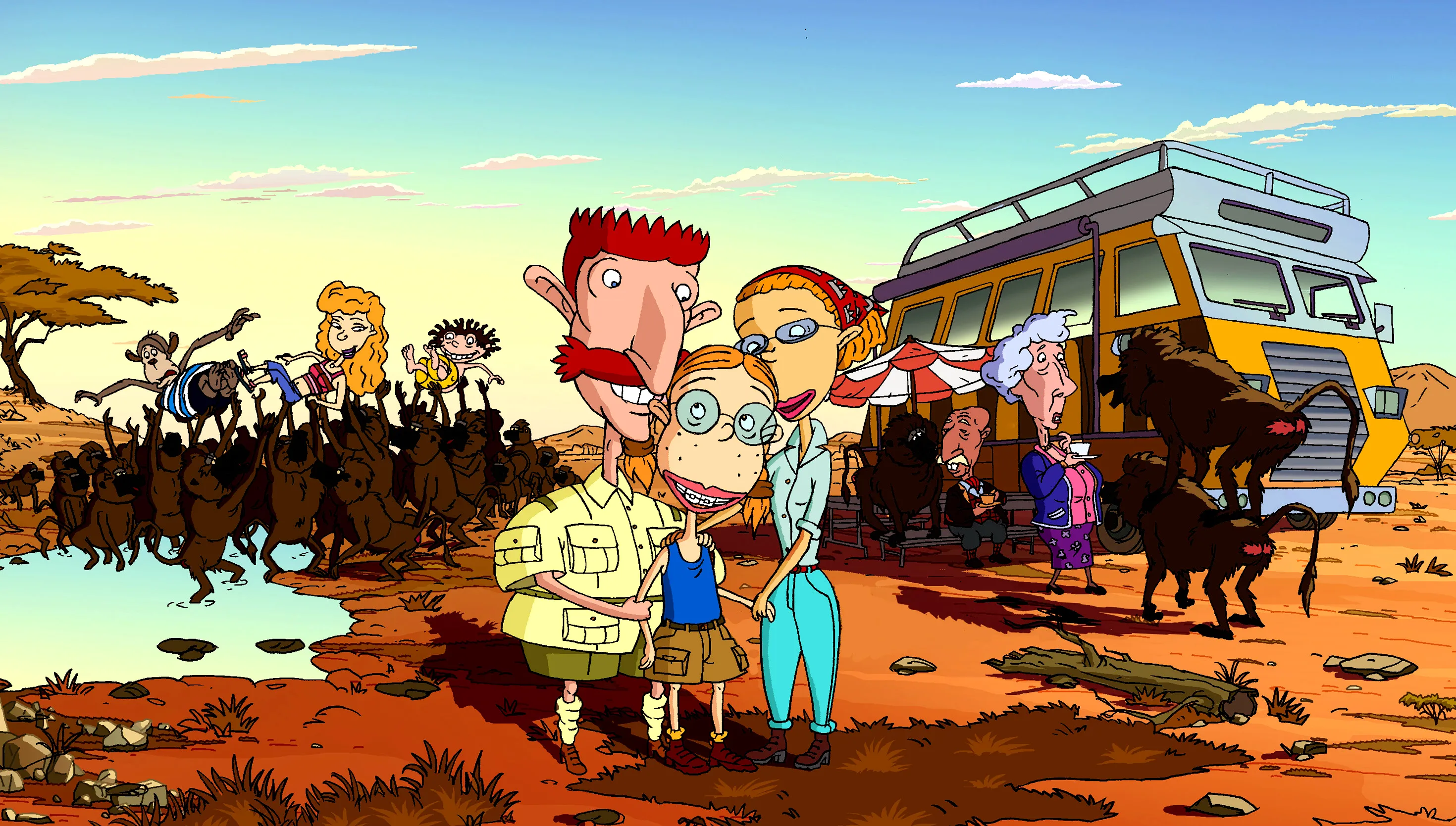 WILD THORNBERRYS, Darwin, Debbie Thornberry, Donnie Thornberry, Nigel Thornberry, Eliza Thornberry, Marianne Thornberry, 2002, (c) Paramount/courtesy Everett Collection