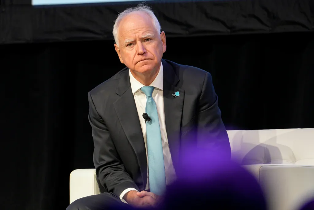 Minnesota Governor Tim Walz participating in a panel during the National Governors Association Summer Meeting.