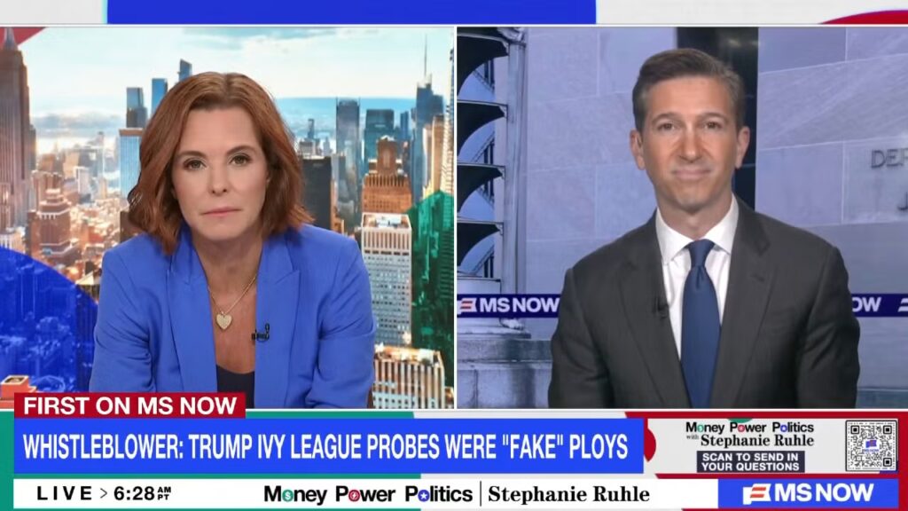 DOJ Whistleblower Suggests Ivy League Antisemitism Probes Were Predetermined in ‘Politically Mandated Effort’