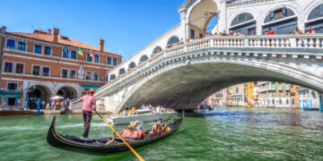 Even the bustle of modern life can’t erase Venice’s charm