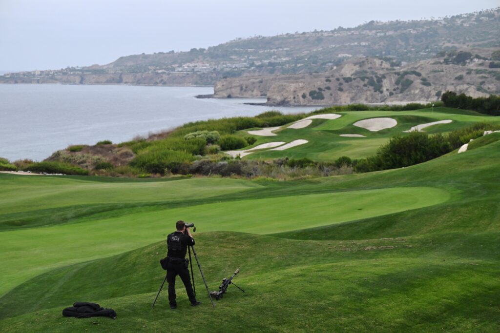 Armed man arrested at Trump golf course near Los Angeles