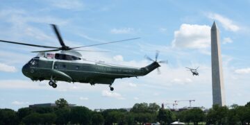 FAA probing safety incident involving Trump’s helicopter, passenger jet
