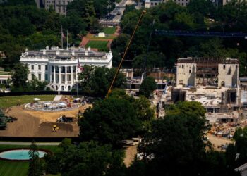 The White House says its ballroom is 65% complete. Its documents suggest otherwise.