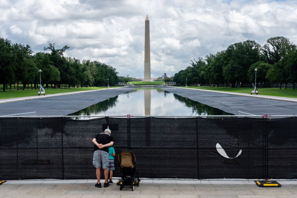 Clean up the Reflecting Pool? My father would have done it, too.