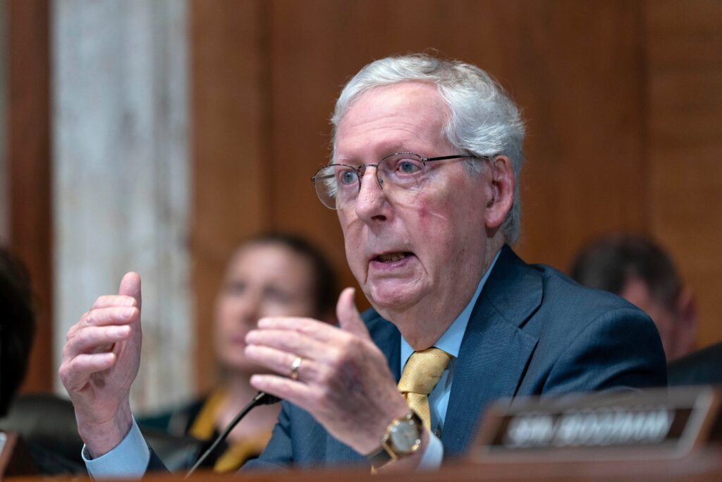 Sen. McConnell discharged from rehab center, continuing recovery at home