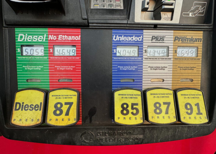 At above $4 a gallon, gas prices have never been this high so late in the year