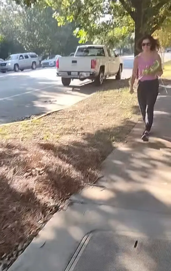 Di-Quan Schafar Hunt's alleged victim in his caught on camera assault on the unidentified woman in Charlotte, NC, on July 30, 2026.