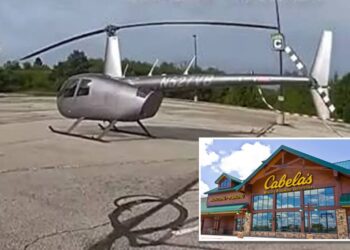 Impatient Wisconsin senior, 69, flies helicopter to go shopping at Cabela’s: ‘The drive was too long’