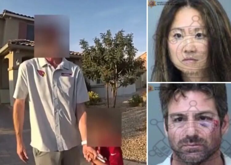 Parents accused of drunkenly leading kids on long walk in 108-degree heat after watching Arizona Cardinals practice